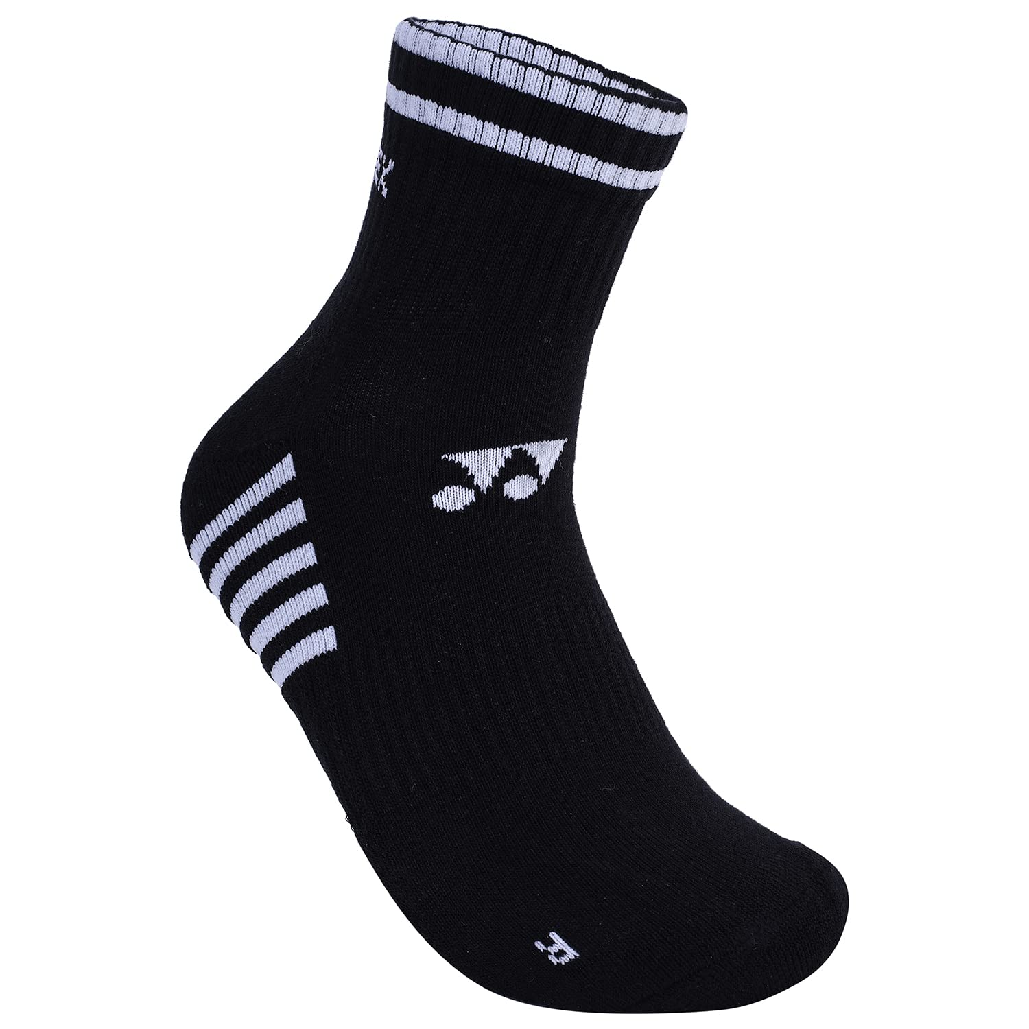Yonex Sock SIS2161A (Pack Of 3) Mens Apparel (White Grey Black)