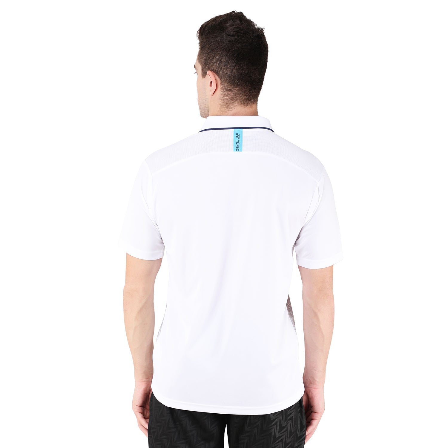 Yonex 1291 Mens Polo Collar T-Shirt Apparel White