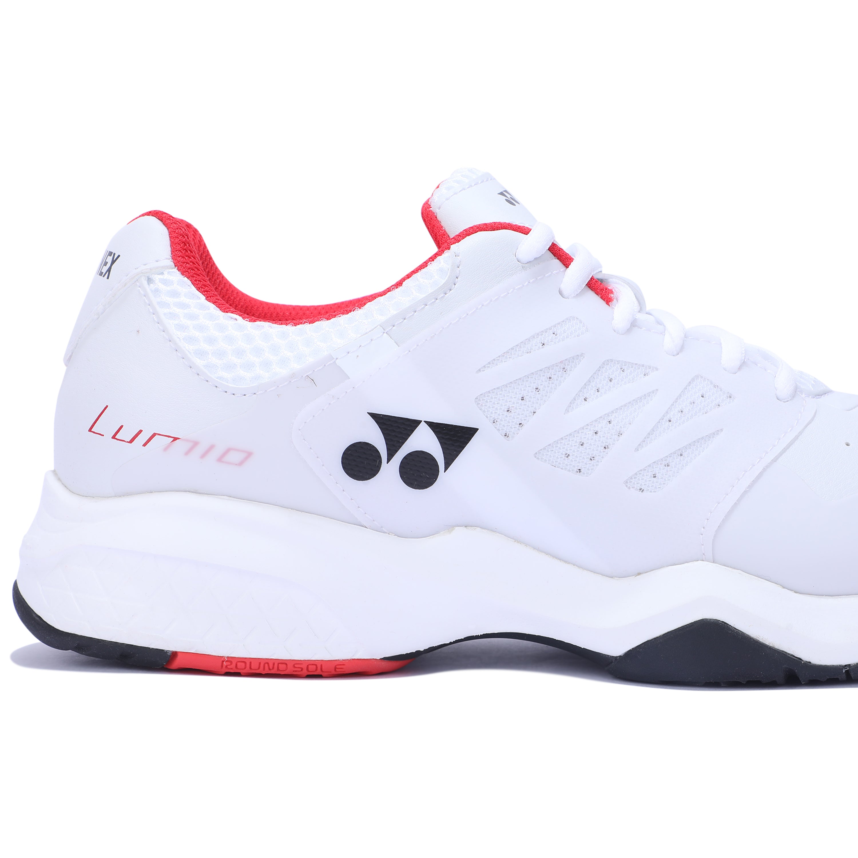 YONEX LUMIO 3 EX TENNIS SHOE POWER COUSIN (WHITE RED)