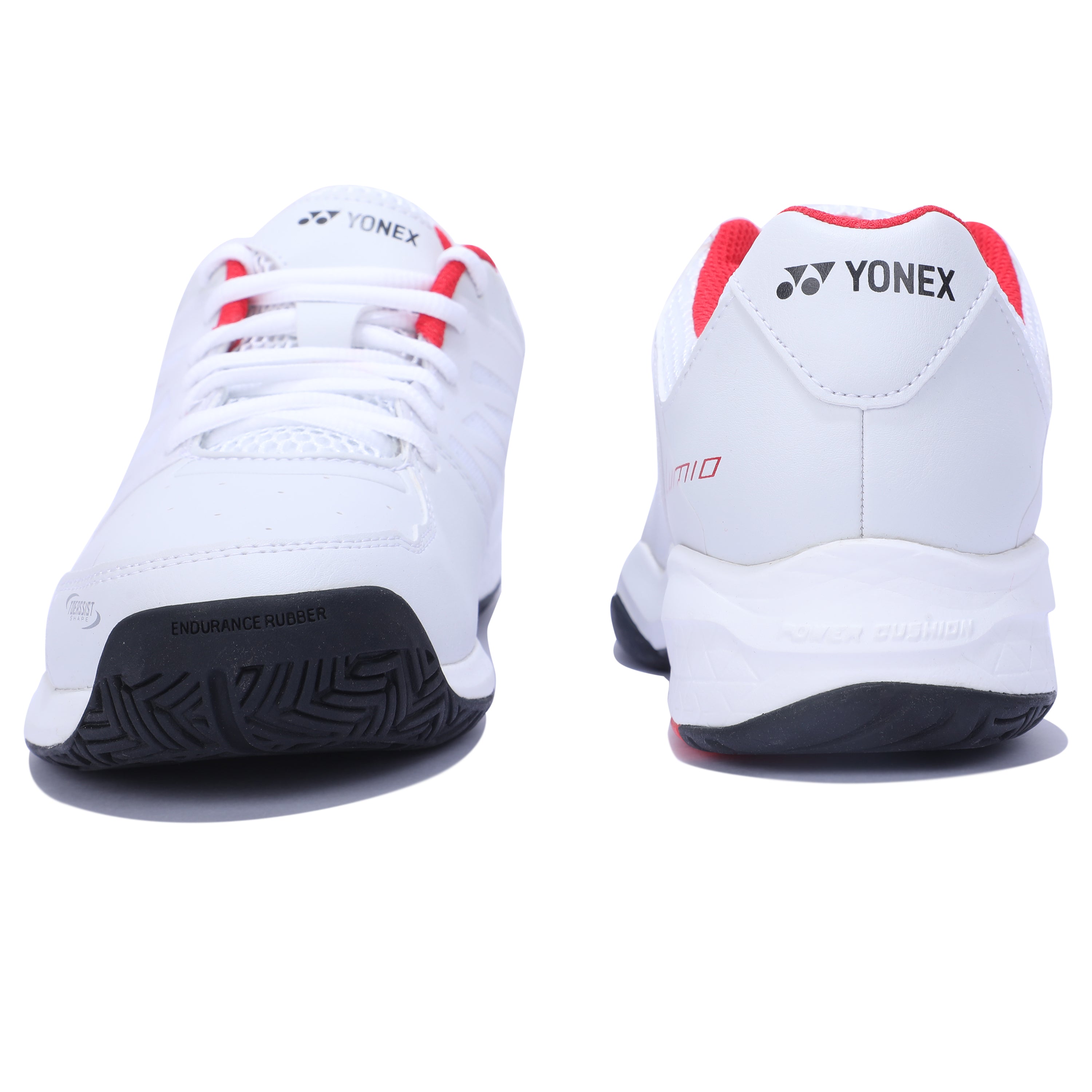YONEX LUMIO 3 EX TENNIS SHOE POWER COUSIN (WHITE RED)