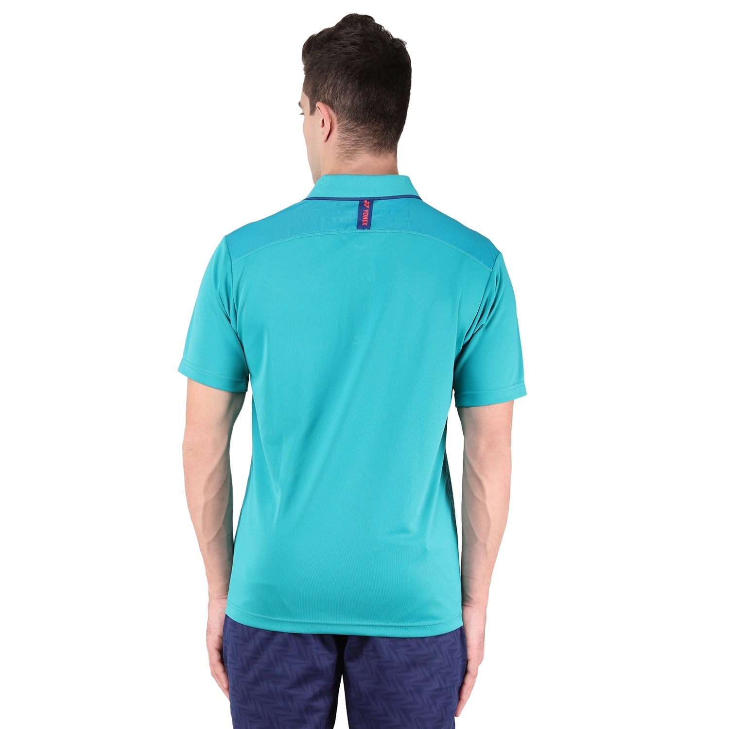 Yonex 1291 Mens Polo Collar T-Shirt Apparel Blue Grass