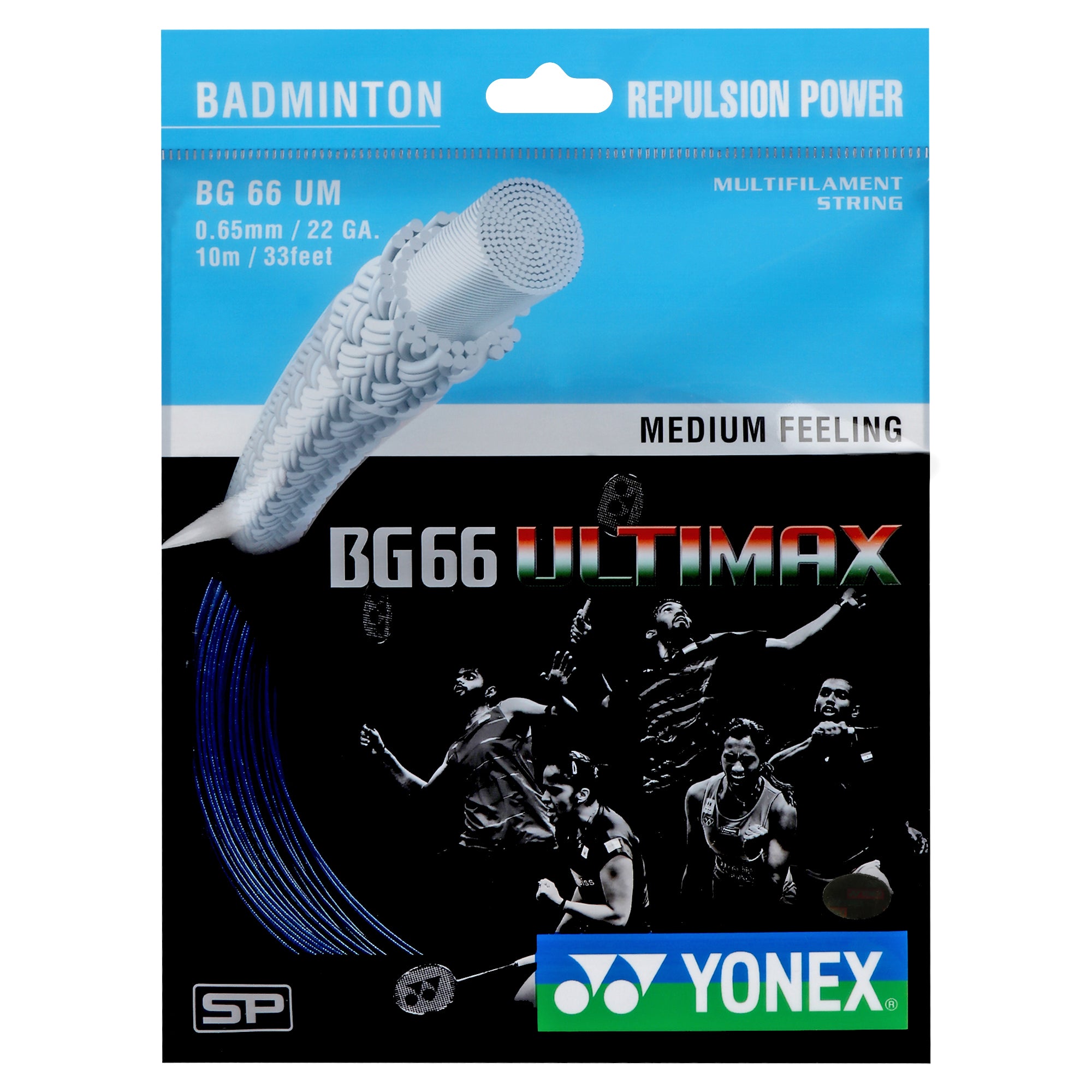 Yonex BG 66 Ultimax Badminton String (Pack of 1 String)