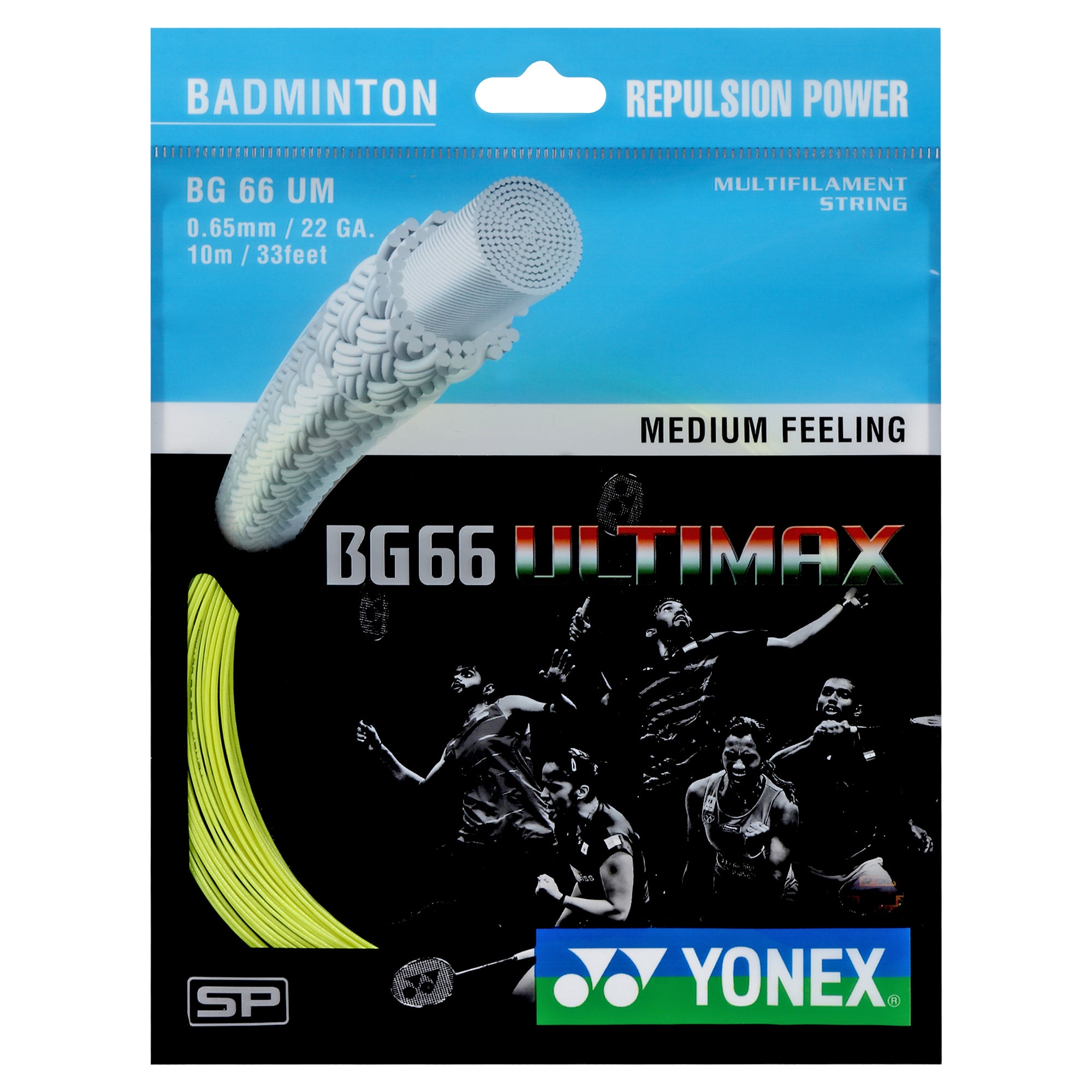 Yonex BG 66 Ultimax Badminton String (Pack of 1 String)