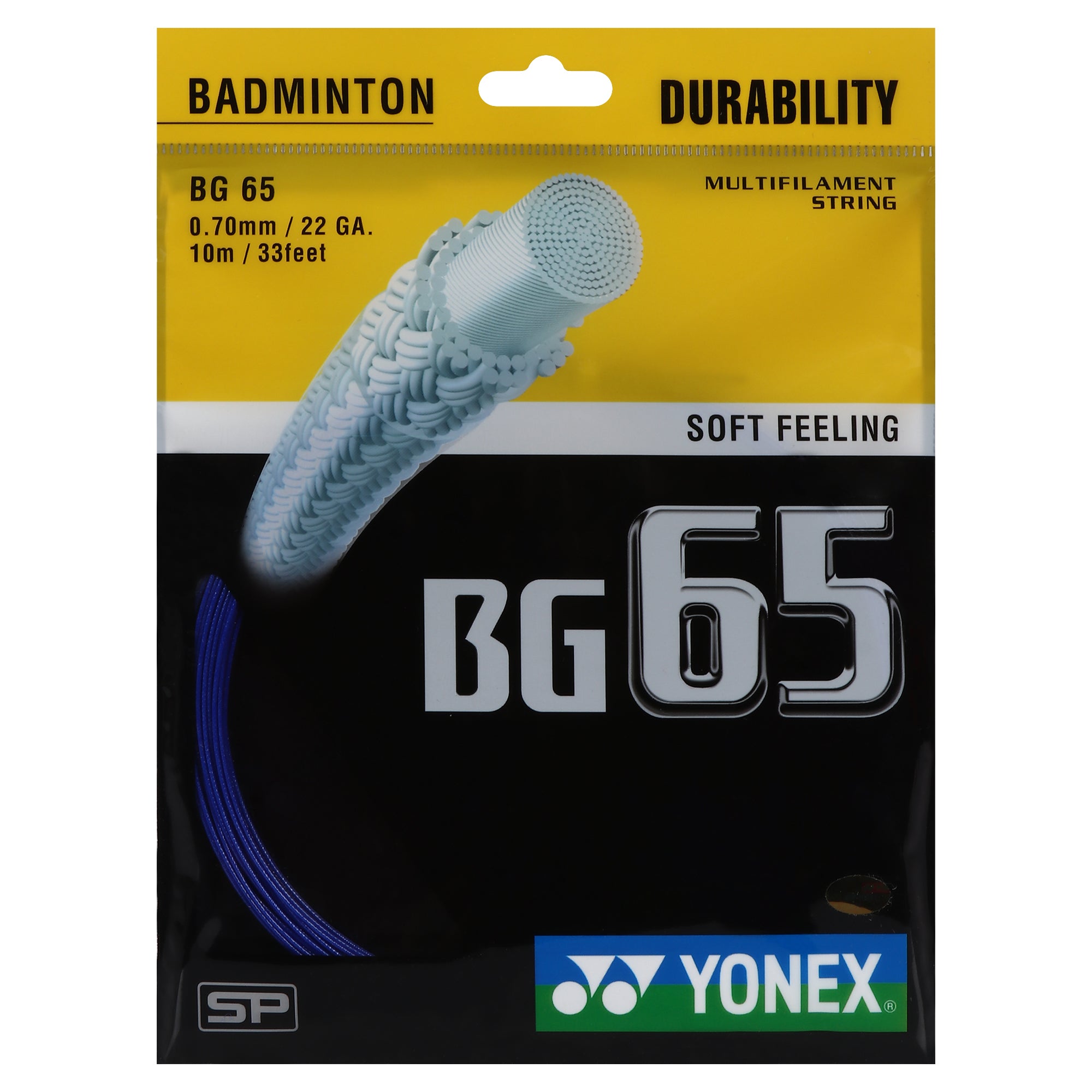 Yonex BG 65 Badminton String (Pack of 1 String)