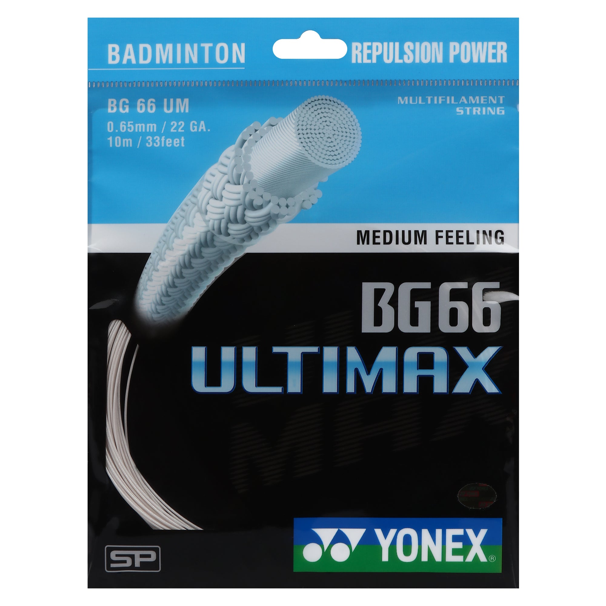 Yonex BG 66 Ultimax Badminton String (Pack of 1 String)
