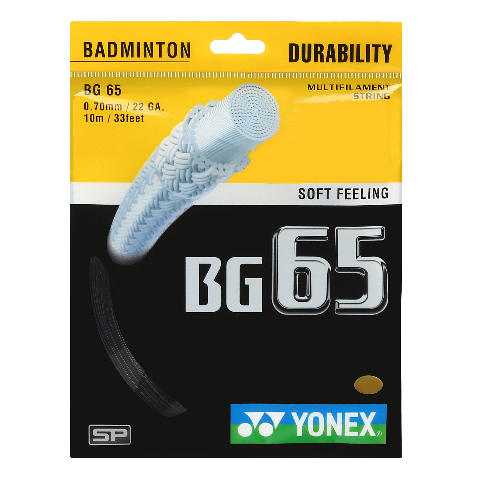 Yonex BG 65 Badminton String (Pack of 1 String)