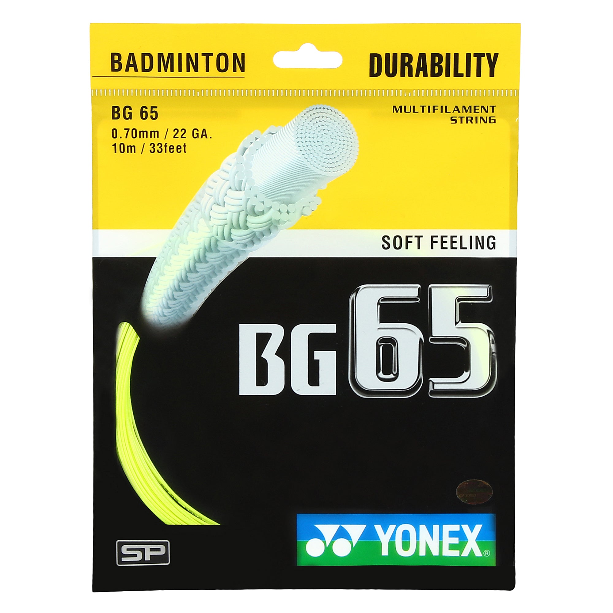 Yonex BG 65 Badminton String (Pack of 1 String)