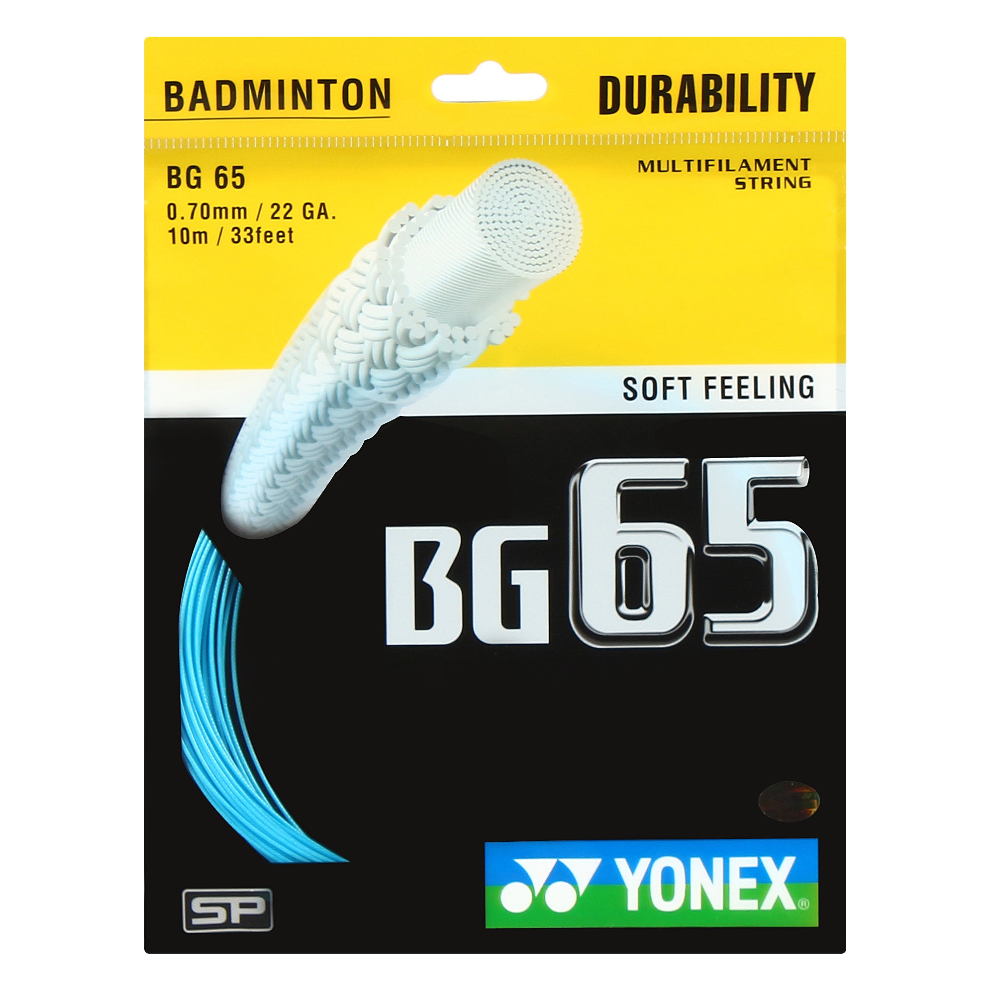 Yonex BG 65 Badminton String (Pack of 1 String)
