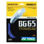 Yonex BG 65 Titanium Badminton String (Pack of 1 String)