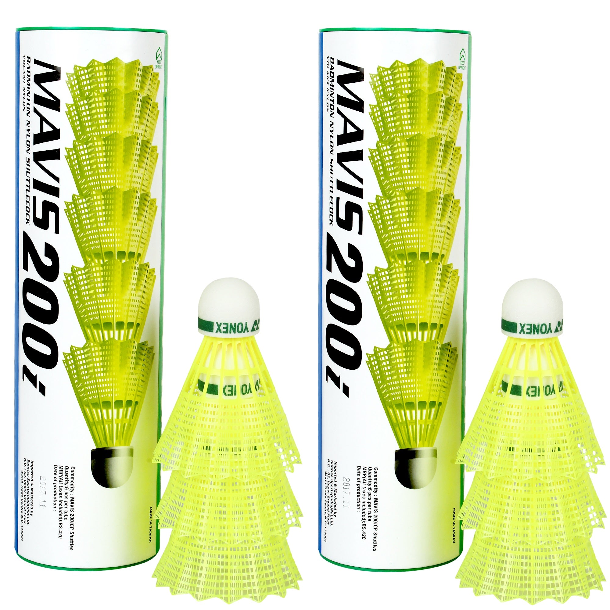 Yonex Mavis 200i (Pack of 2 Box) Badminton Shuttlecock