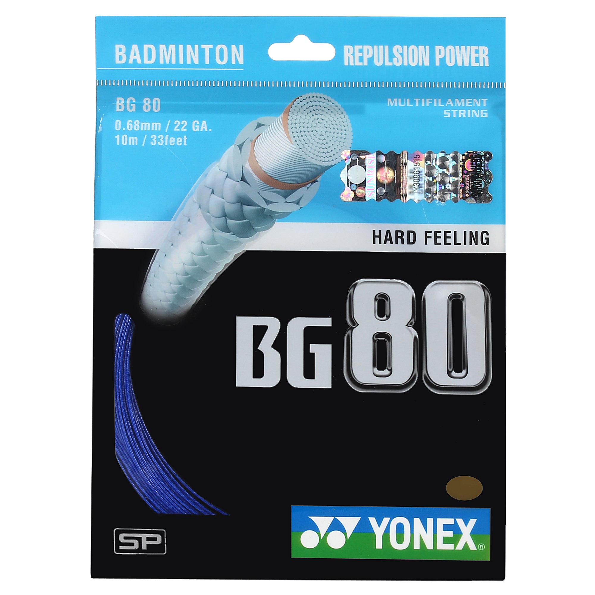 Yonex BG 80 Badminton String (Pack of 1 String)