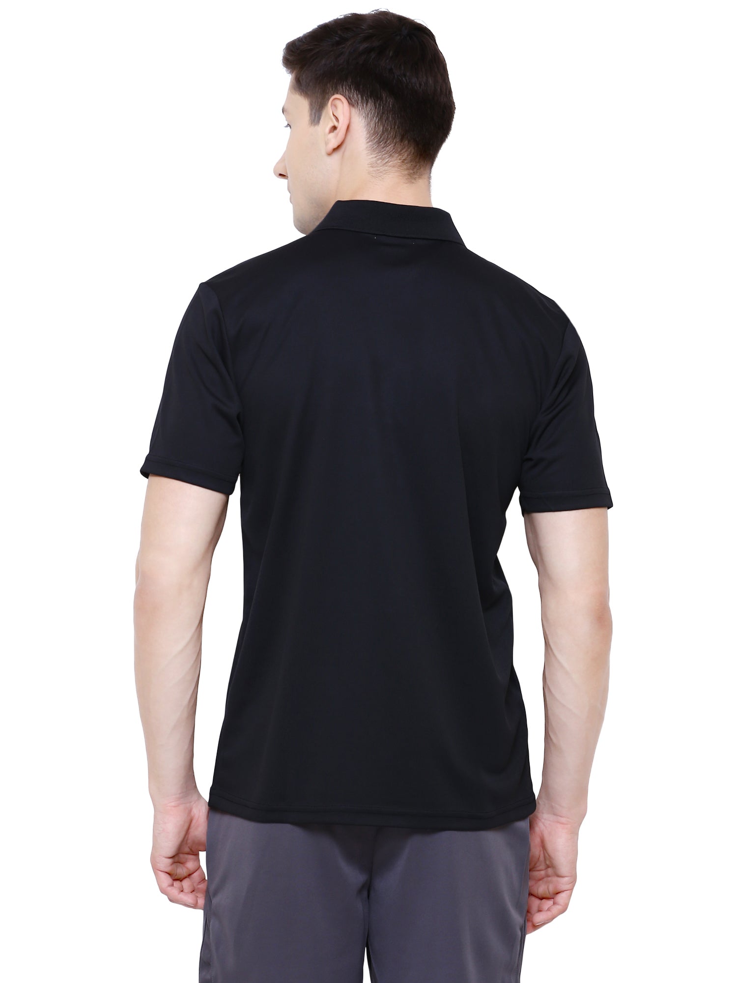 Yonex 1263 Mens Polo Collar T-Shirt Apparel Black
