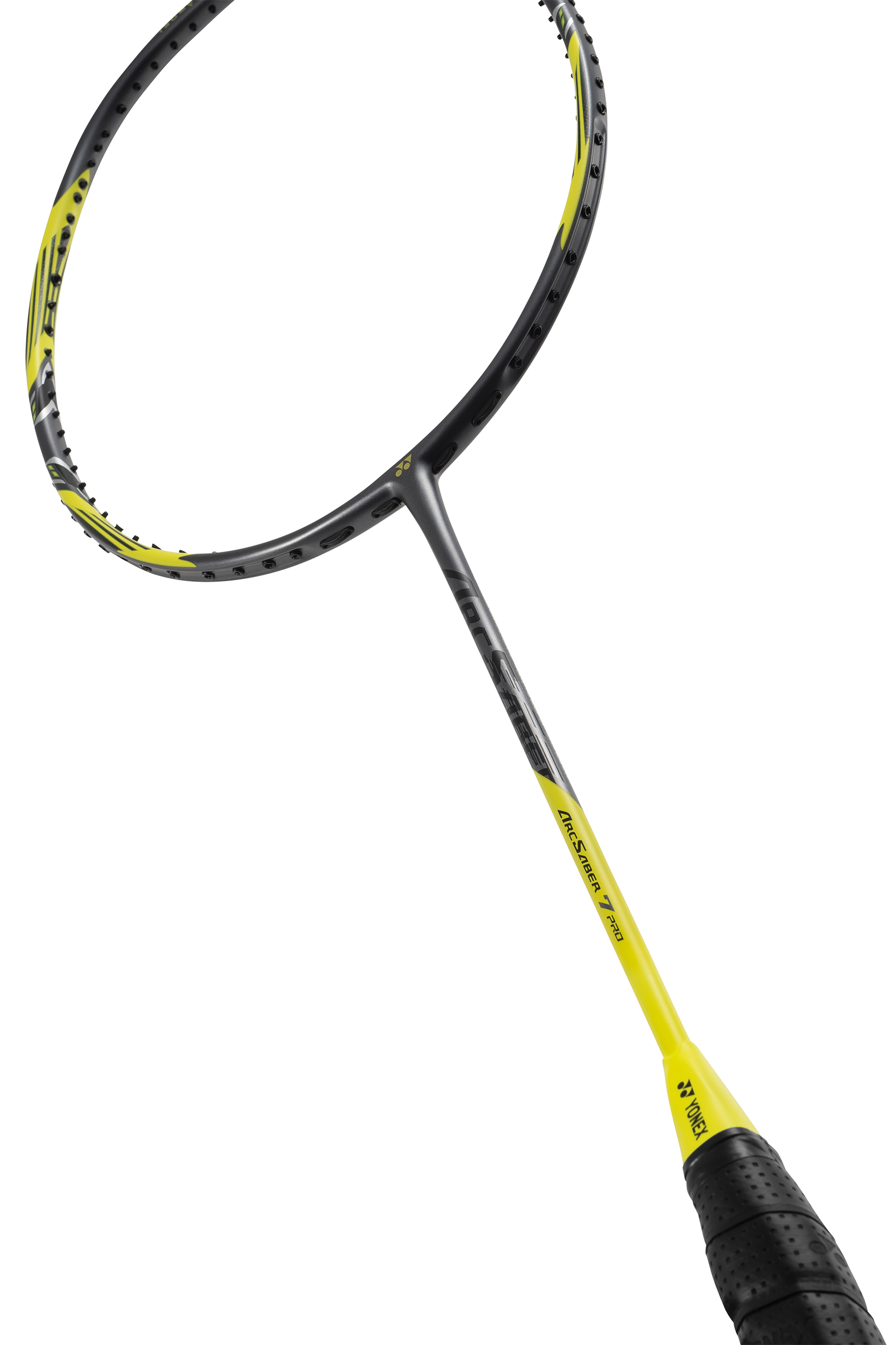 Yonex Arcsaber 7 Pro Strung Badminton Racket ( GREY YELLOW ) Made In Japan