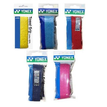 Yonex AC 402 EX Towel Badminton Grip (Pack Of 5)