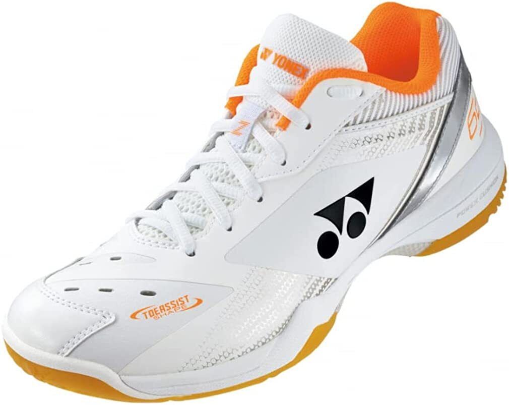 Yonex SHB 65 Z 3 WIDE Power Cushion Badminton Shoe White Orange