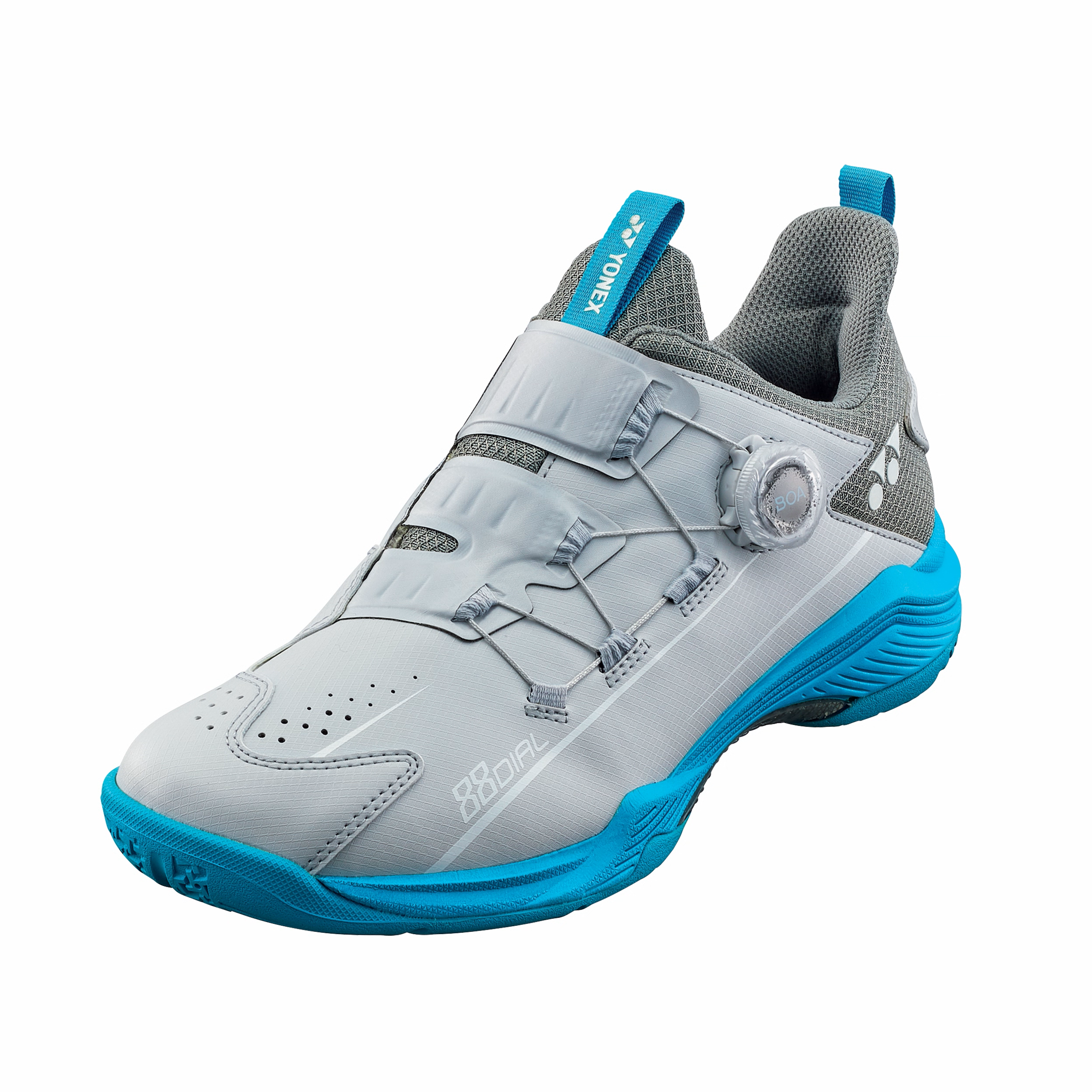 Yonex SHB 88 DIAL EX Power Cushion Badminton Shoe (With BOA Technology) TURKISH GREY