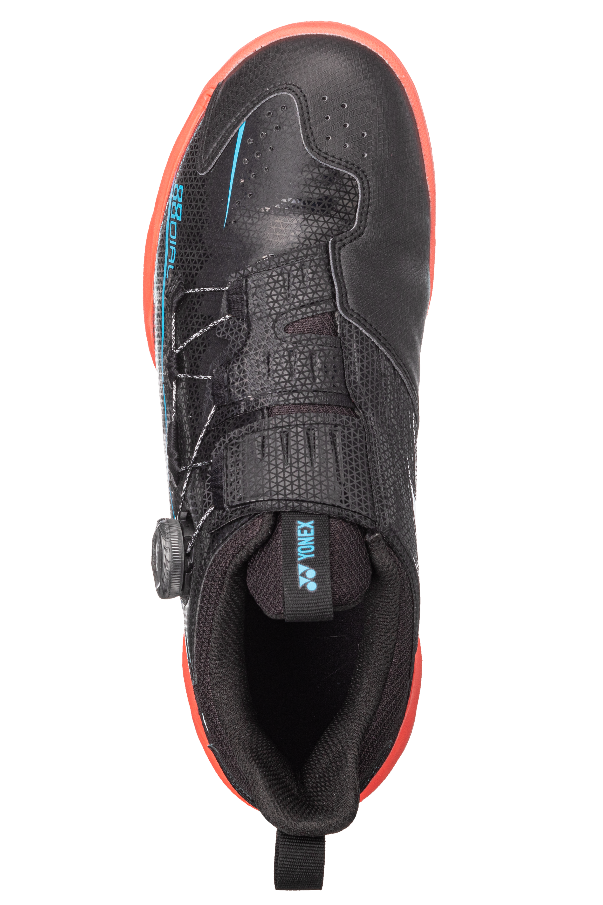 Yonex SHB 88 DIAL 2 EX Power Cushion Badminton Shoe (With BOA Technology) BLACK RED