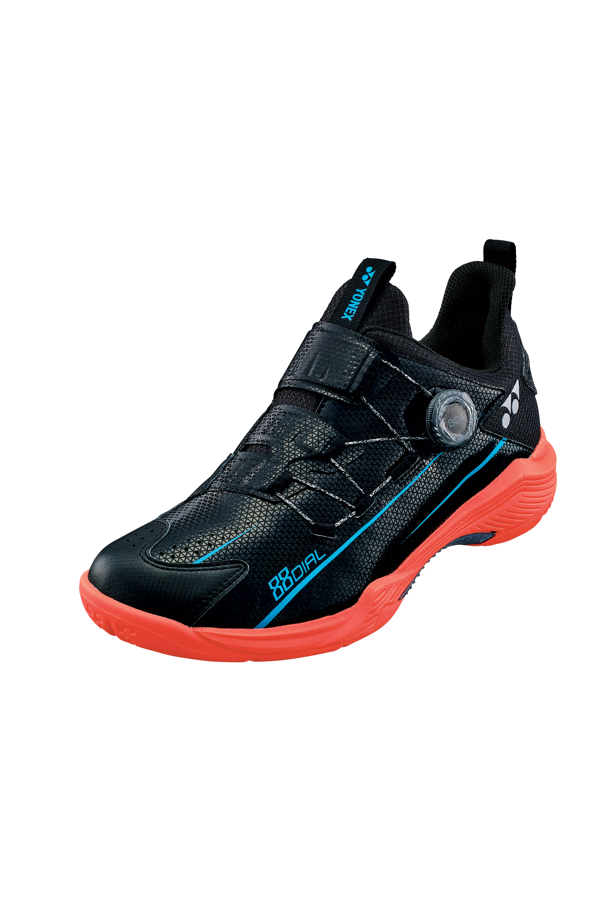 Yonex SHB 88 DIAL 2 EX Power Cushion Badminton Shoe (With BOA Technology) BLACK RED
