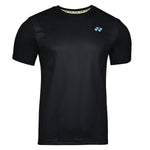 Yonex 2680 Junior Round Neck T-Shirt Apparel Jet Black