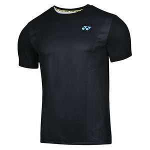 Yonex 2680 Junior Round Neck T-Shirt Apparel Jet Black