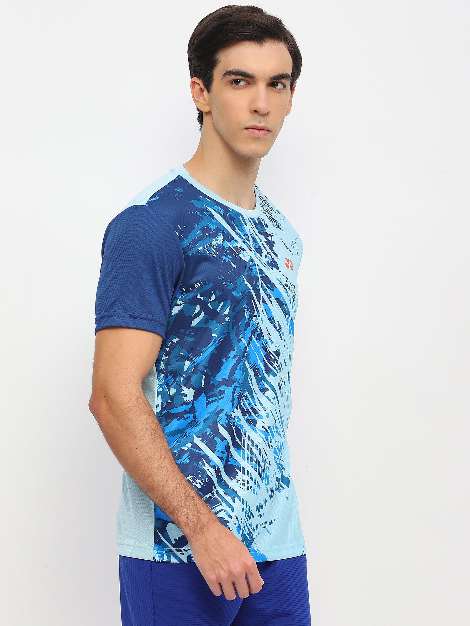 Yonex 2965 Mens Round Neck T-Shirt Apparel Sea Angle