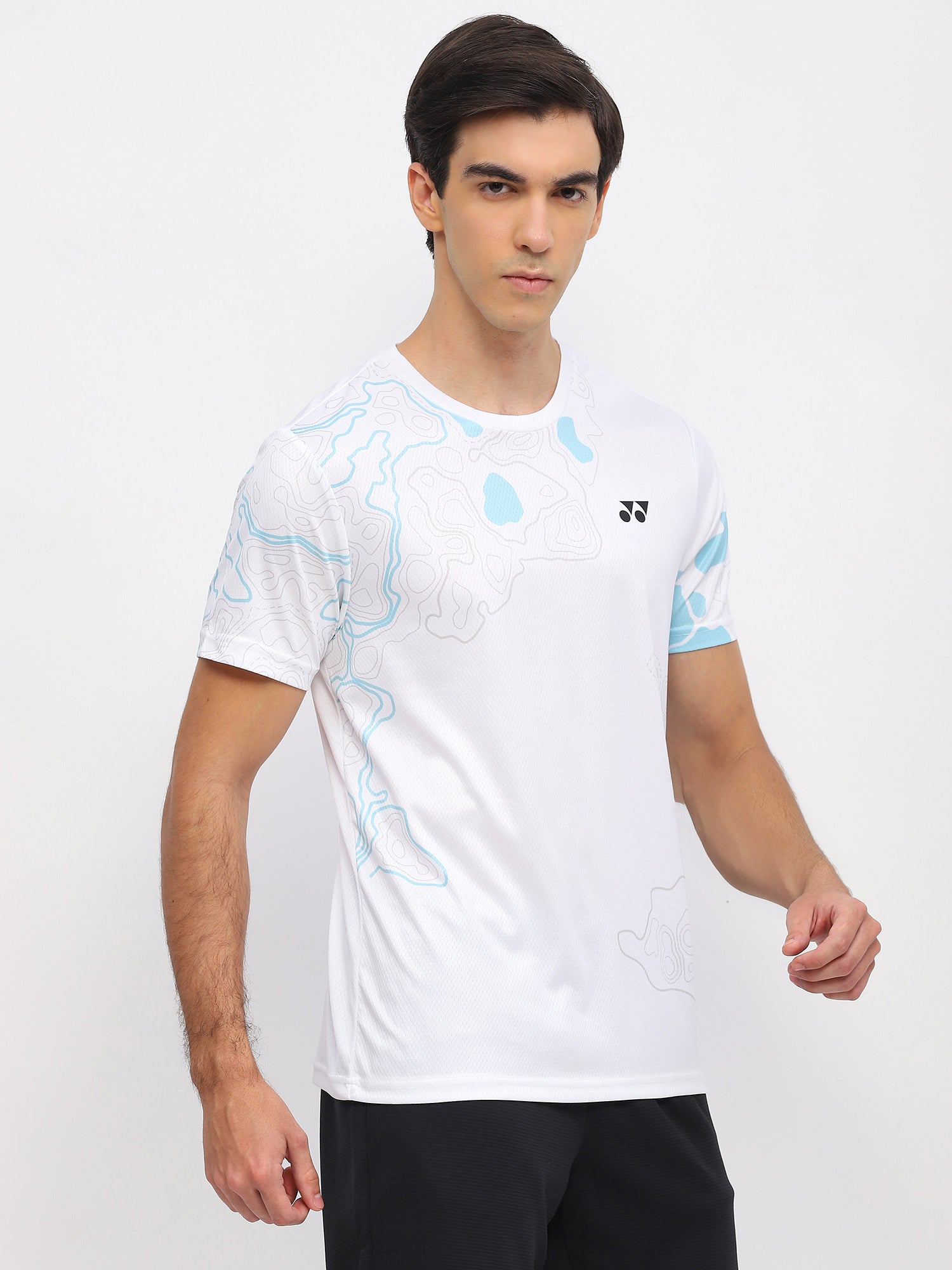 Yonex 2962 Mens Round Neck T-Shirt Apparel White