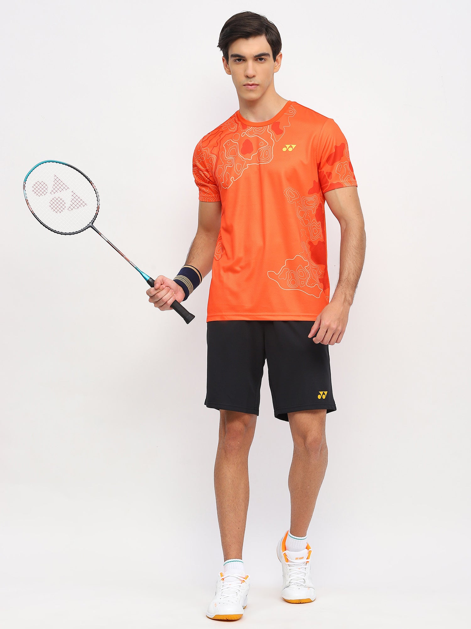 Yonex 2962 Mens Round Neck T-Shirt Apparel MANDARIN RED