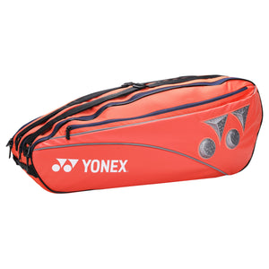 YONEX 23426EX BT6-SR Badminton Kitbag (With Shoe Pocket) ORANGE DARK BLUE