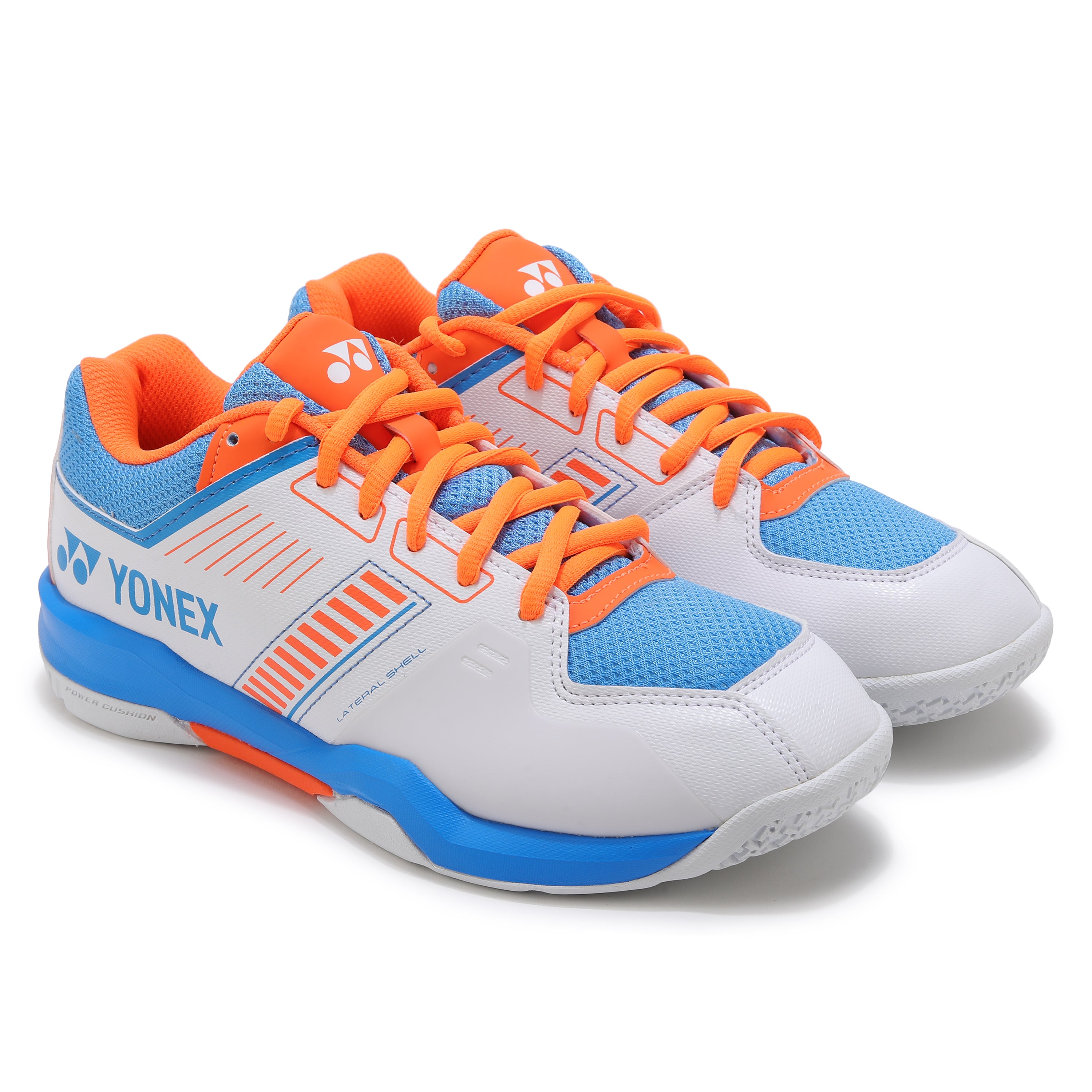 Yonex Strider Flow Power Cushion Badminton Shoe White Sky Blue