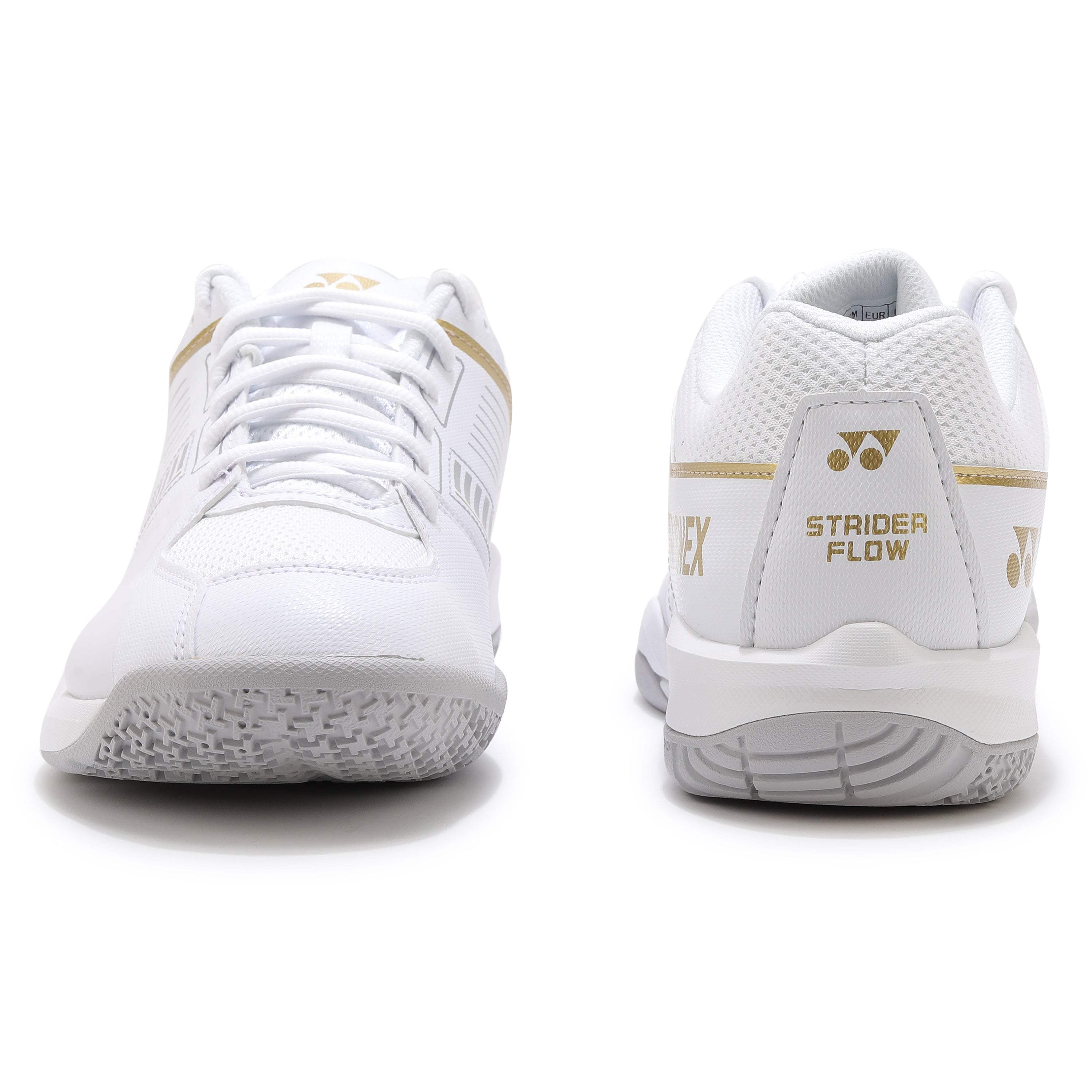 Yonex Strider Flow Wide Power Cushion Badminton Shoe White Gold