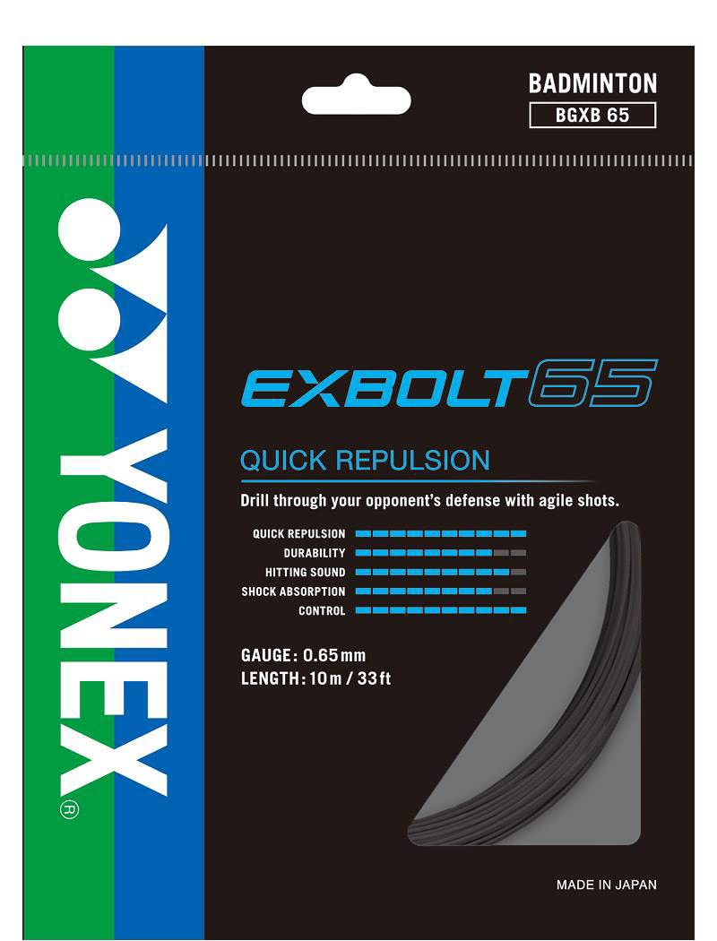 Yonex Exbolt 65 Badminton String (Pack of 1 String)