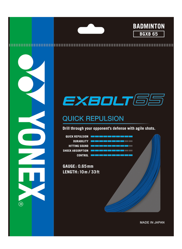 Yonex Exbolt 65 Badminton String (Pack of 1 String)