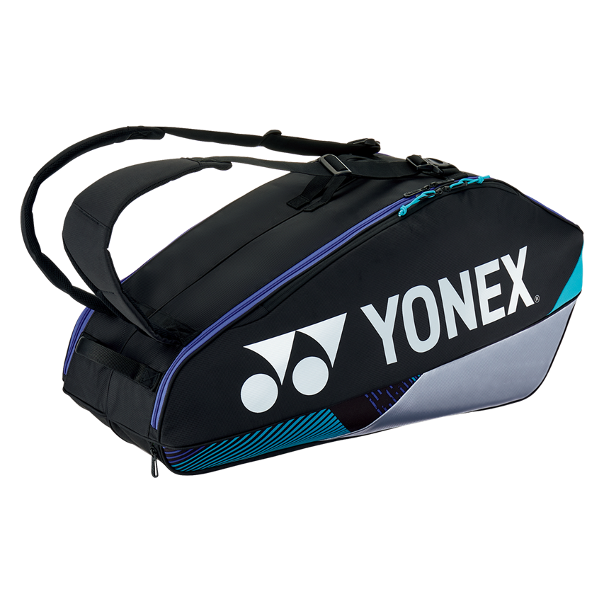 Yonex Pro Racquet Bag BA 92426EX Black Silver Tennis and Badminton Kitbag