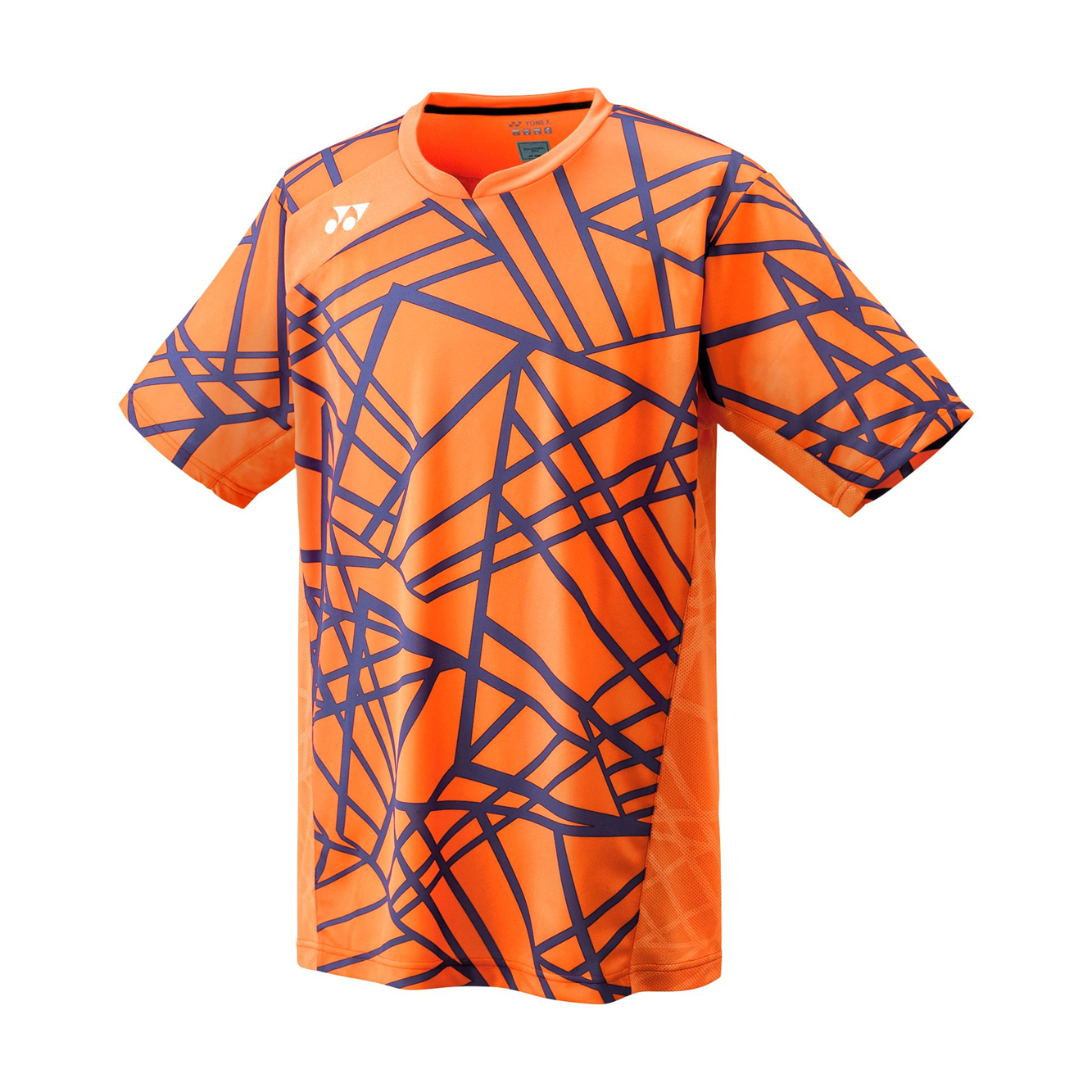 Yonex 10236EX Tournament Mens Round Neck T-Shirt Apparel Bright Orange