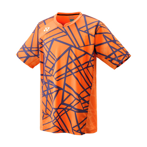 Yonex 10236EX Tournament Mens Round Neck T-Shirt Apparel Bright Orange