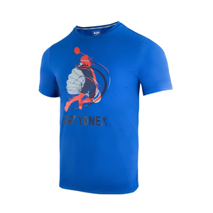 Yonex 2328 Mens Round Neck T-Shirt Apparel Classic Blue