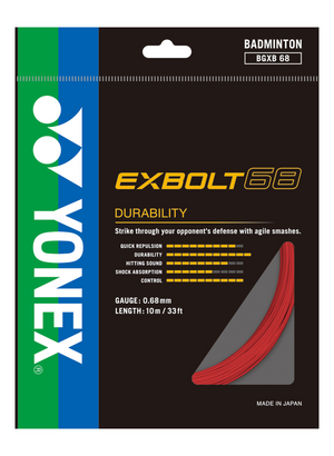 Yonex Exbolt 68 Badminton String (Pack of 1 String)