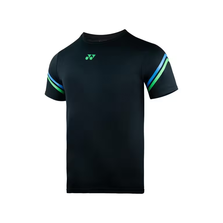 Yonex 2812 Junior Round Neck T-Shirt Apparel Jet Black