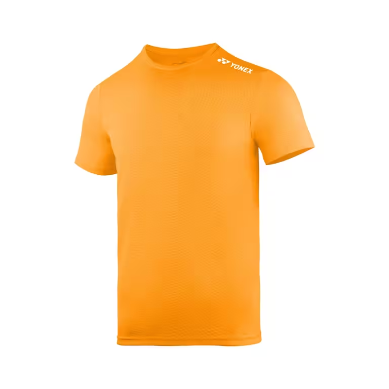 Yonex 2791 Junior Round Neck T-Shirt Apparel Bright Marigold