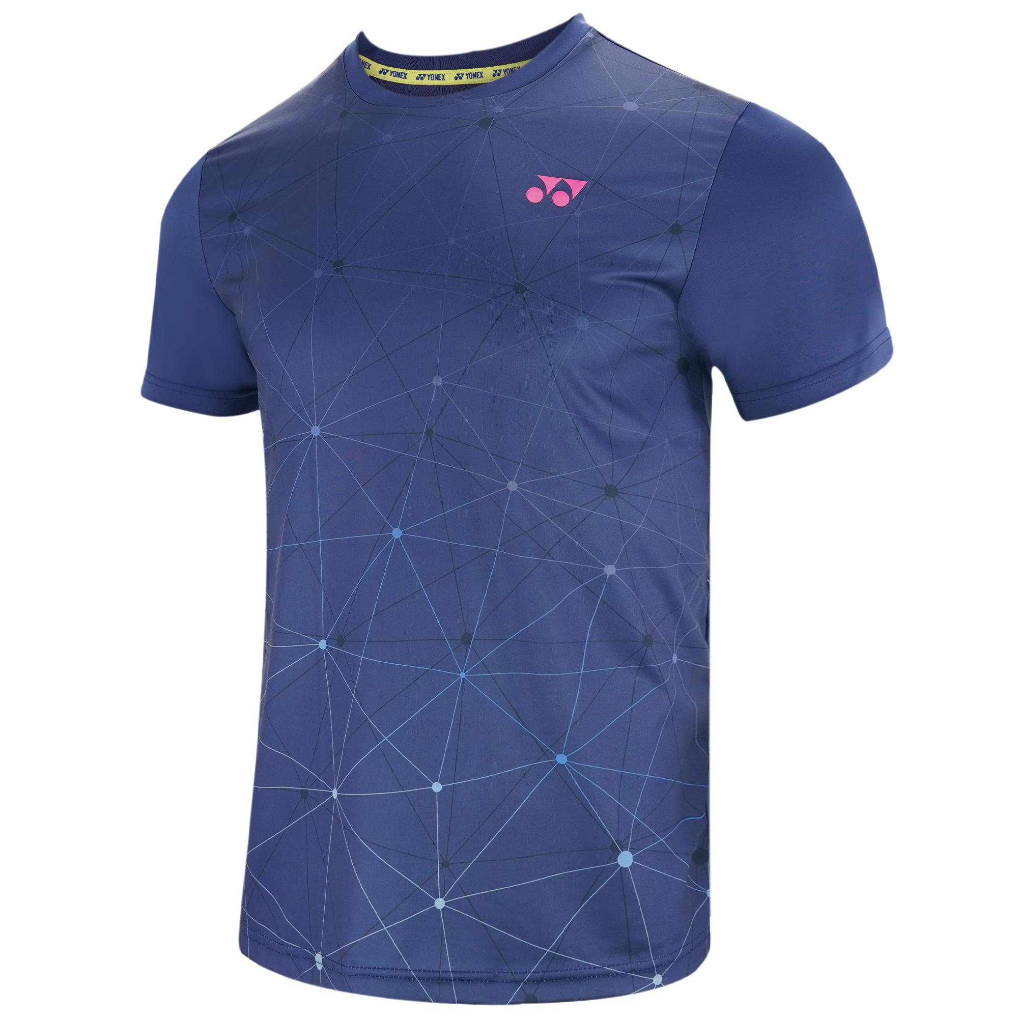 Yonex 2517 Mens Round Neck T-Shirt Apparel Peacoat