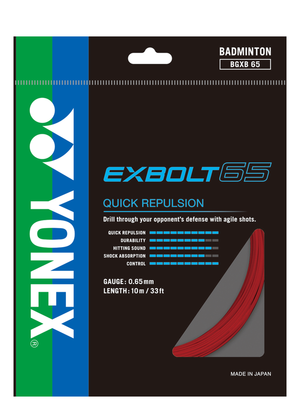 Yonex Exbolt 65 Badminton String (Pack of 1 String)