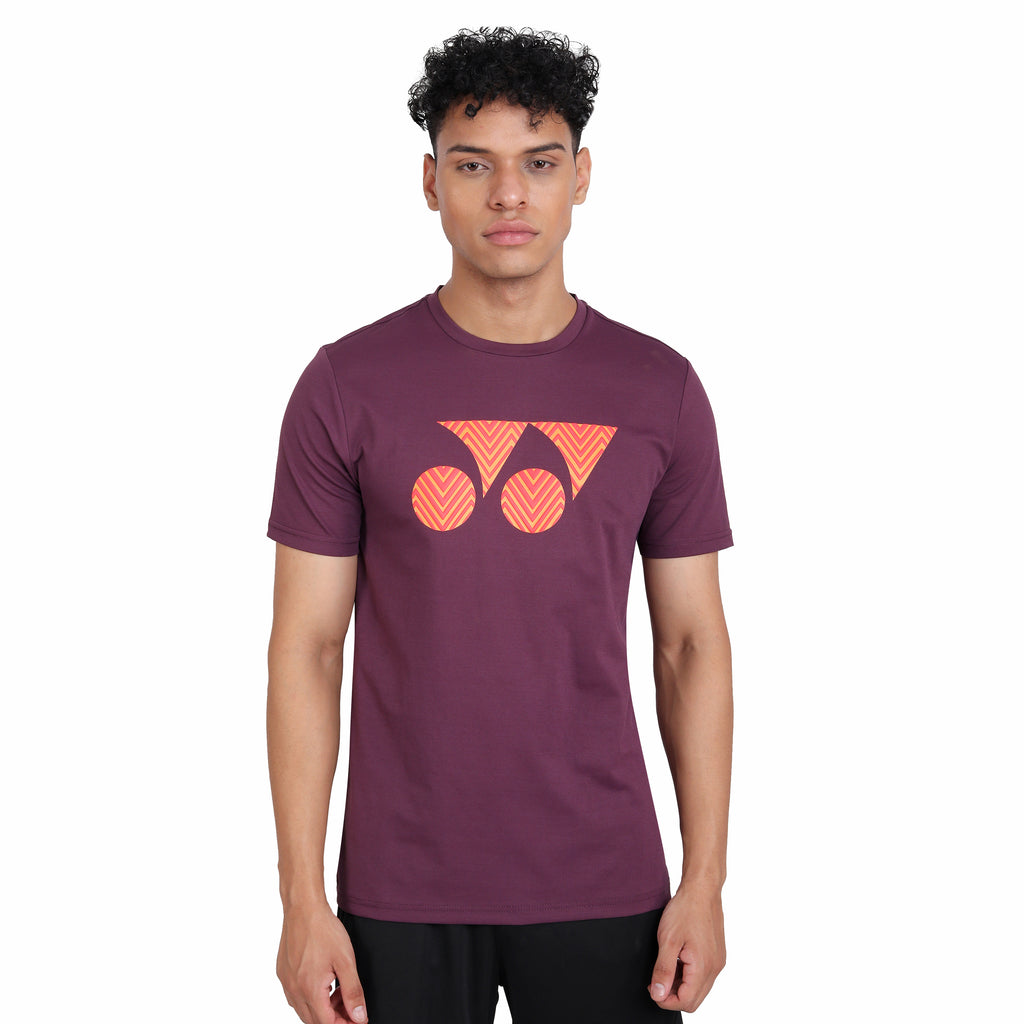 Yonex 2326  Mens Round Neck T-Shirt Apparel Italian Plum