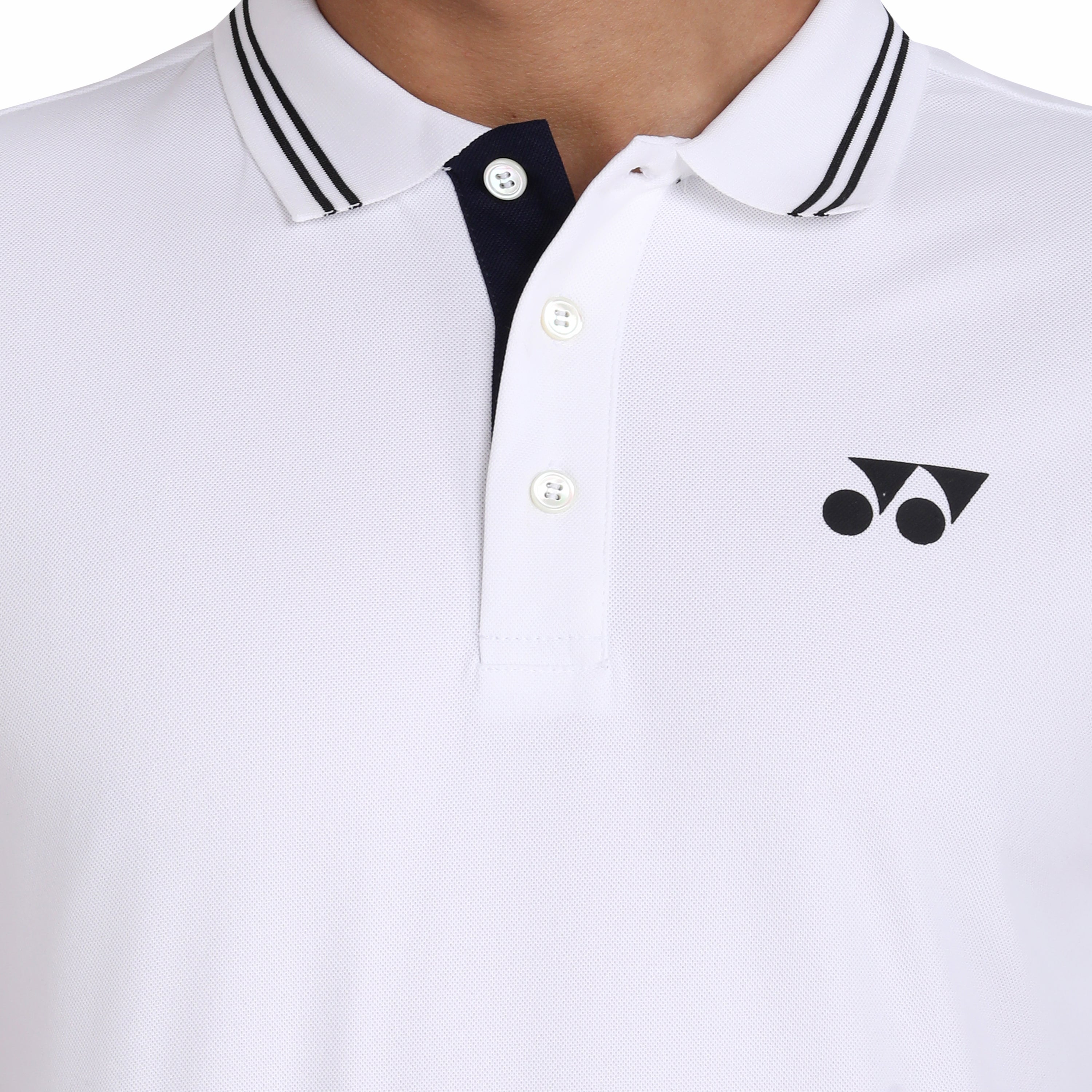 Yonex 2416 Mens Polo Collar T-Shirt Apparel WHITE