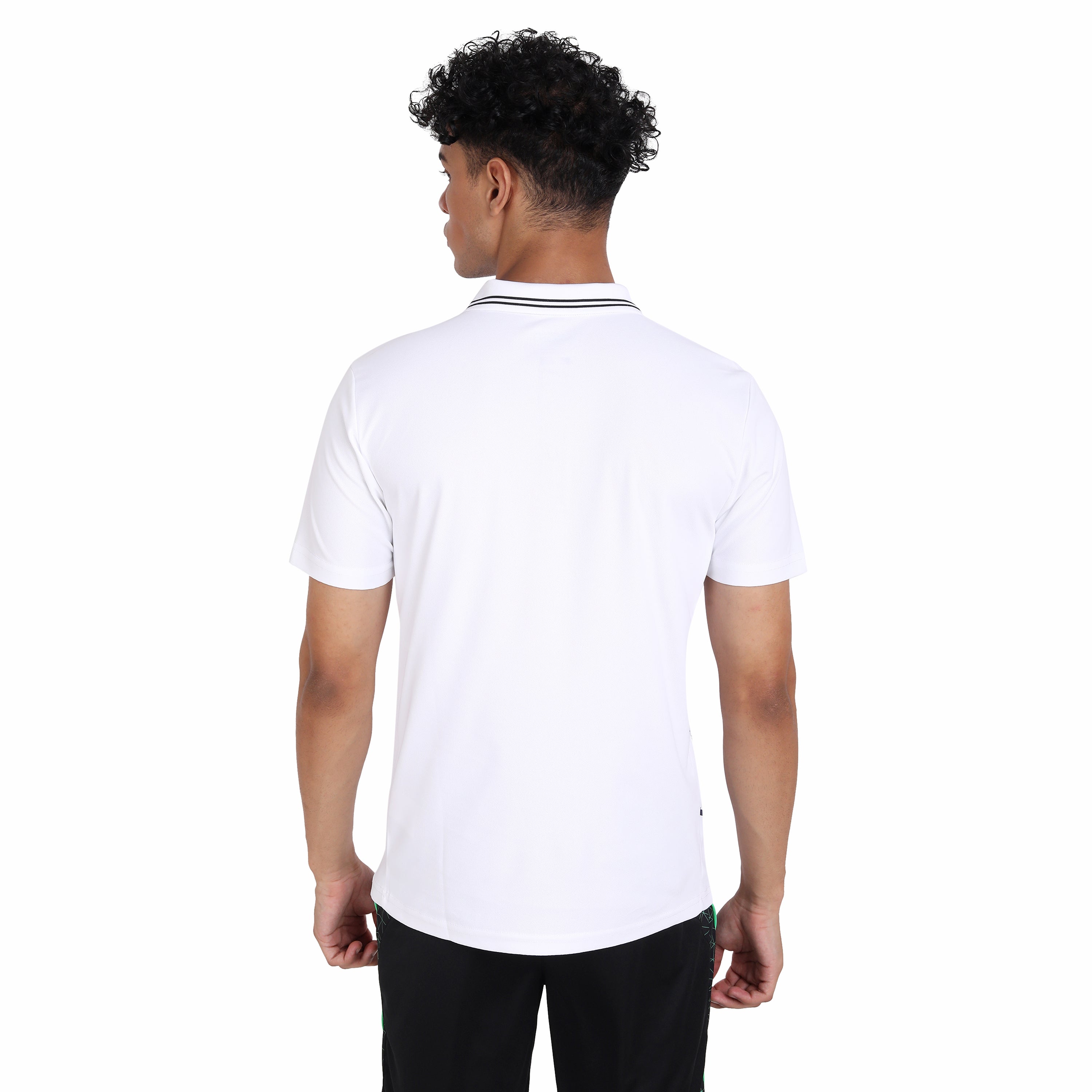 Yonex 2416 Mens Polo Collar T-Shirt Apparel WHITE