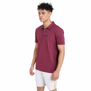 Yonex 2414 Mens Polo Collar T-Shirt Apparel GRAPE WINE