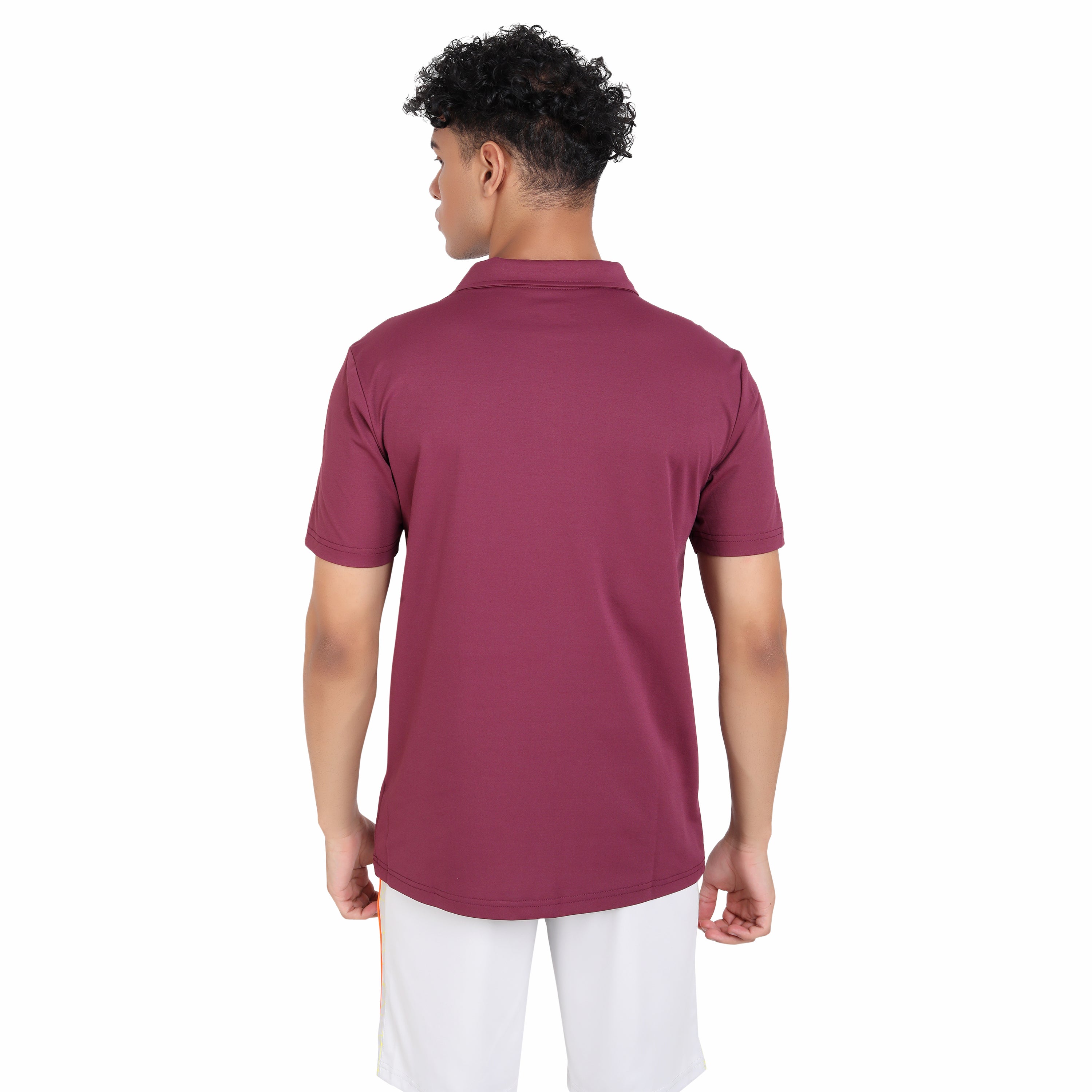 Yonex 2414 Mens Polo Collar T-Shirt Apparel GRAPE WINE