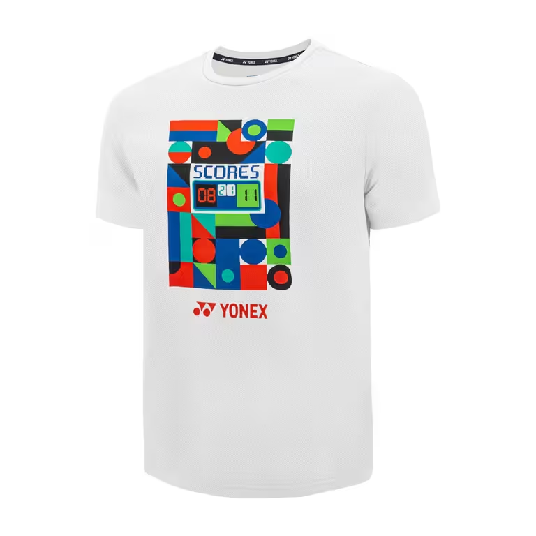 Yonex 2494 Mens Round Neck T-Shirt Apparel White