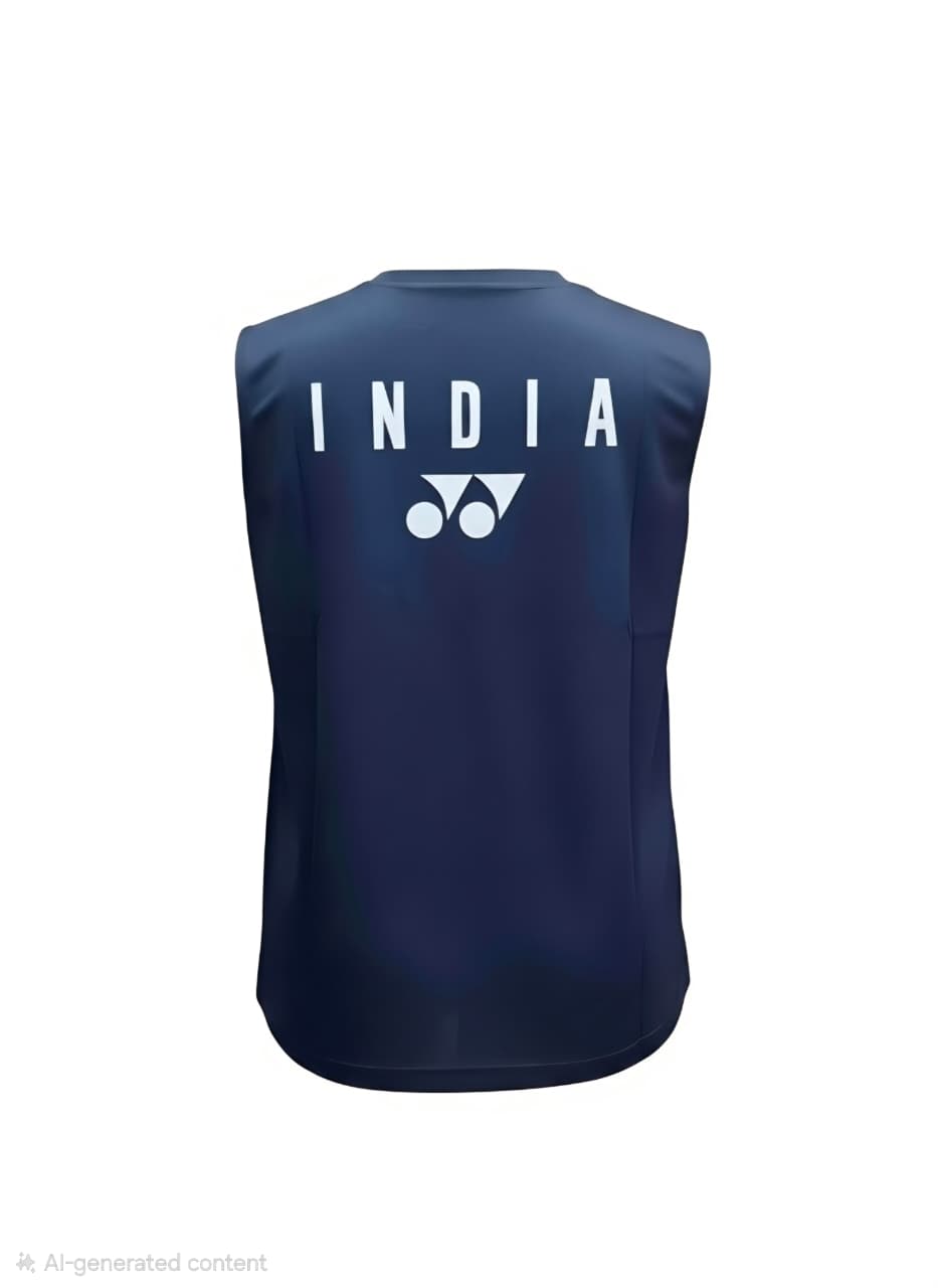 Yonex YOB26146EX Mens Sleeveless Round Neck T-Shirt Apparel Dark Navy