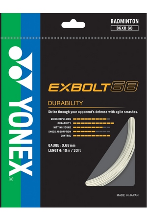 Yonex Exbolt 68 Badminton String (Pack of 1 String)