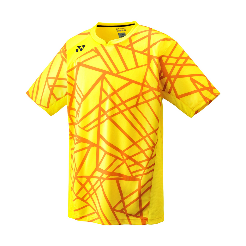 Yonex 10236EX Tournament Mens Round Neck T-Shirt Apparel Yellow